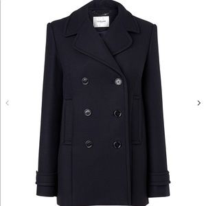 LK Bennett Navy Blue Peacoat Size 8